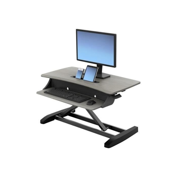 ERGOTRON WorkFit-Z Mini Stående Skrivebordsadapter - Perlegrå Perlegrå