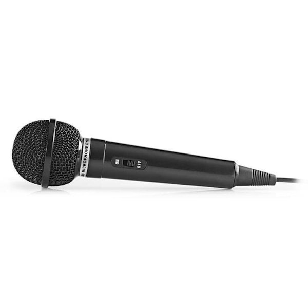 Microfon - Nedis - MPWD01BK - Dynamisk - Karaoke - Sort Svart
