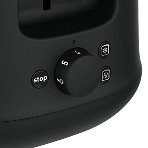 Rist toaster TEFAL TT340830 - 2 skiver - Sort - 850W - Optøsningsfunktion sort