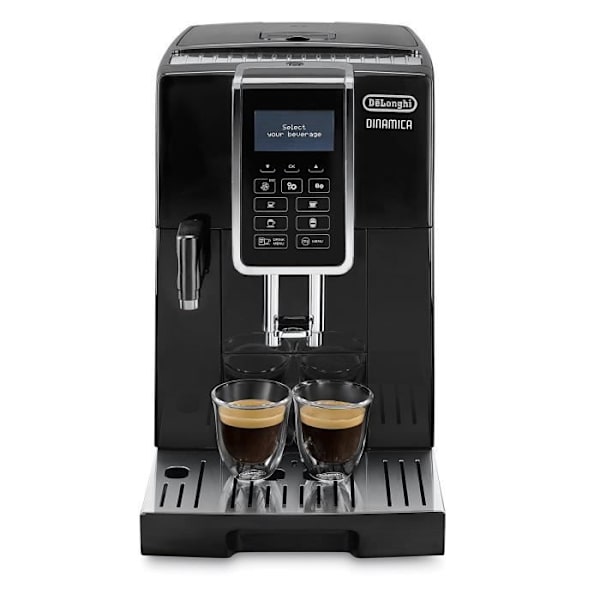 Automaattinen espressokeitin myllyllä - DELONGHI Dinamica ECAM 350.55.B - Musta sort