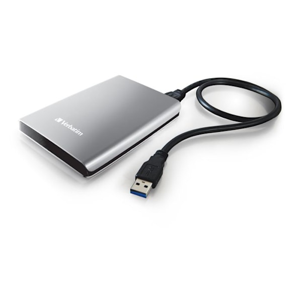StorenGo ekstern harddisk - USB 3.0 - 2TB - VERBATIM - Grå