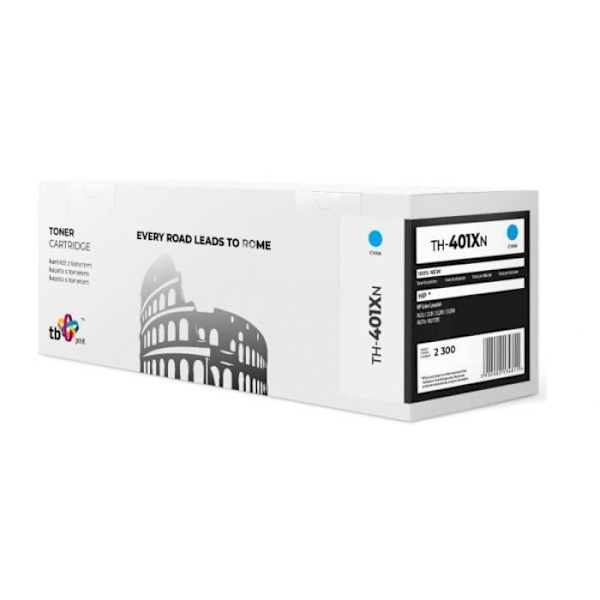 TB Print Toner til HP CLJ M252/ 277 CYAN TH-410XN 100% ny - 5902002134811
