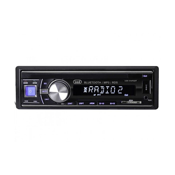 Autoradio Double-Din Trevi SCD5702 BT USB SD Aux - Musta - 30 Watts / 4 - Bluetooth - iOS