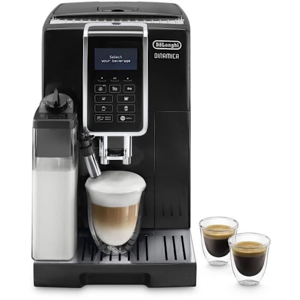 Automatisk espressomaskine med kværn - DELONGHI Dinamica ECAM 350.55.B - Sort