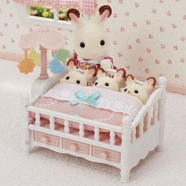 SYLVANIAN PERHEET Lasten sänky ja kännykkä - Kylä Flerfärgad