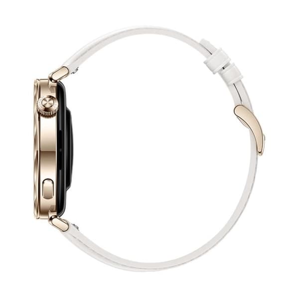 Smartklocka - HUAWEI - WATCH GT 5 41mm - AMOLED-skärm 1,43'' 466x466 - Vit läderrem - Batteritid 7 dagar Vit