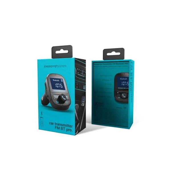 Energisystem Bil FM-sändare Bluetooth PRO Svart