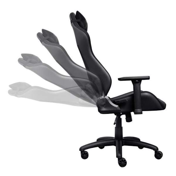 Gaming stol - Trust Gaming - GXT 714 Ruya - Højdejusterbar - Justerbare armlæn - Sort sort