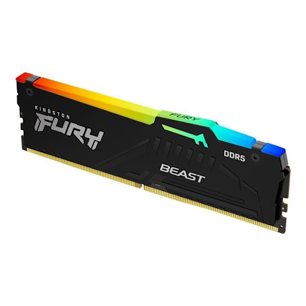 Muistisarja - Kingston - Kingston FURY Beast RGB - DDR5 - 64 Gt: 2 x 32 Gt - 6000 MHz / PC5-48000