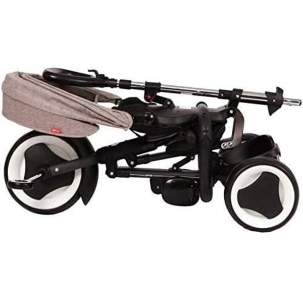QPlay tricycle Rito Plus junior stål grå/sort grå