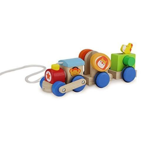 Wonderworld Safari Train Pull Lelu