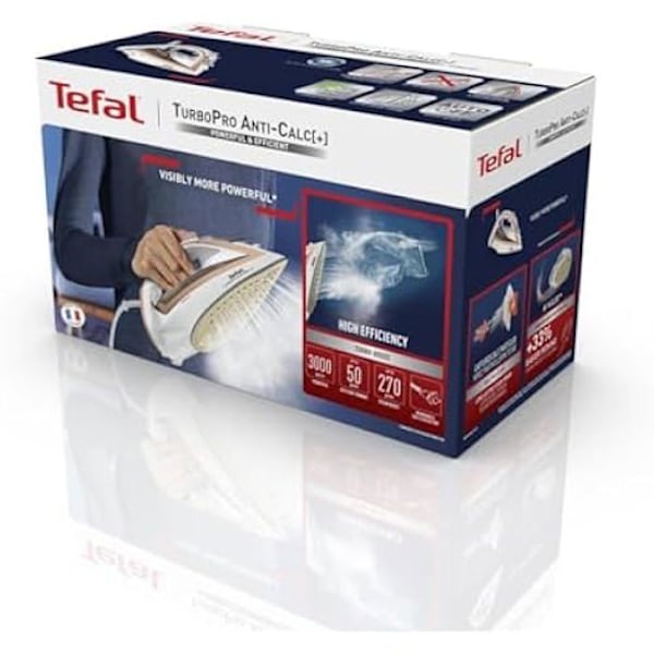 TurboPro FV5697E1 jern - TEFAL - 3000 W - Beige