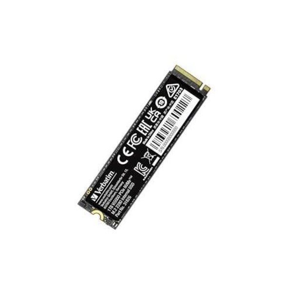 SSD - VERBATIM - VI5000 - PCIe4 NVME - M.2 - 1 To - 5000 Mo/s læsning - 4500 Mo/s skrivning