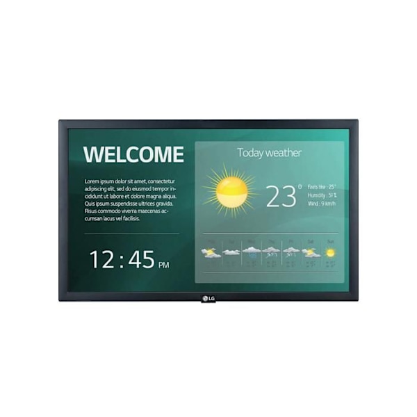 LG 22SM3G skærm - 22" LED LCD - 1920 x 1080 - HDMI - IPS Sort