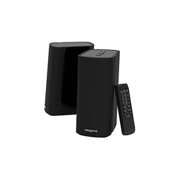 Compact Hi-FI 2.0 Desktop-högtalare - Creative T100 - Svart - Klassisk - Tidlös