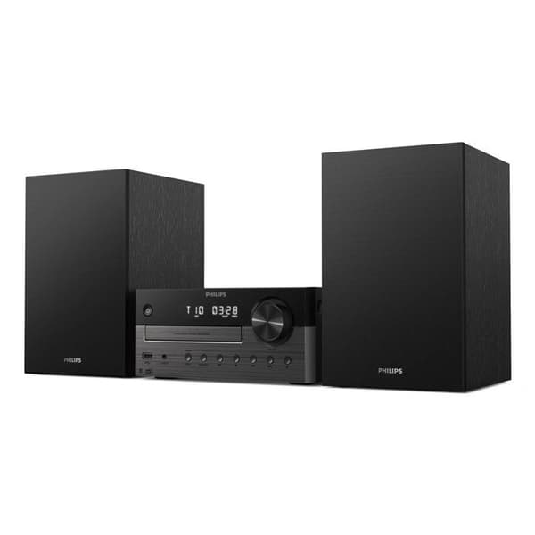 Philips TAM4505M2/12 Mikrosystem Hi-Fi 80W med Bluetooth, DAB+, CD, USB - Svart/Grå