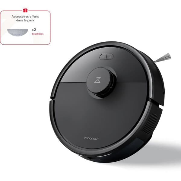 Robotdammsugare - Roborock - Q7 BF - 8 000 Pa - Navigation LiDAR PreciSense - Svart Svart