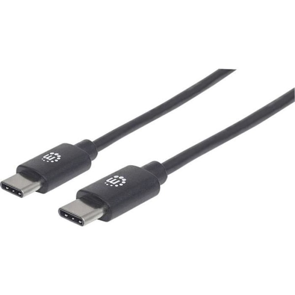 Manhattan USB-kabel USB 2.0 USB-C han 50,00 cm sort 354868