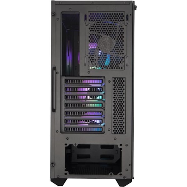 COOLER MASTER MasterBox MB520 ARGB Dark Mirror PC Gaming Case (ATX, hærdet glaspanel, 3x120 mm ARGB) - Sort