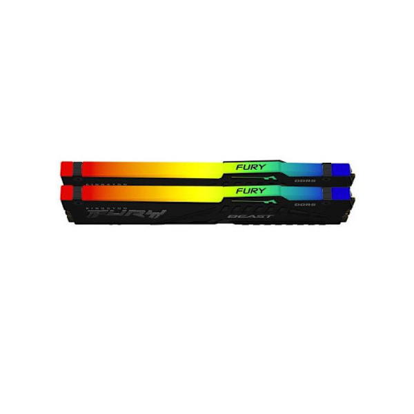 Kingston Fury Beast DDR5 RGB Expo 16GB (2x8GB) 6000MT/s DDR5 CL36 DIMM Gaming PC Hukommelsessæt med 2 - KF560C36BBEAK2-16