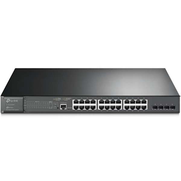 TPLINK JetStream 28-portars hanterad switch JetStream 28-portars Gigabit L2+ hanterad switch med 24-portars PoE+