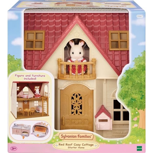 SYLVANIAN FAMILIES - 5567 - Det hyggelige landsbyhus - Fra 3 år Flerfärgad