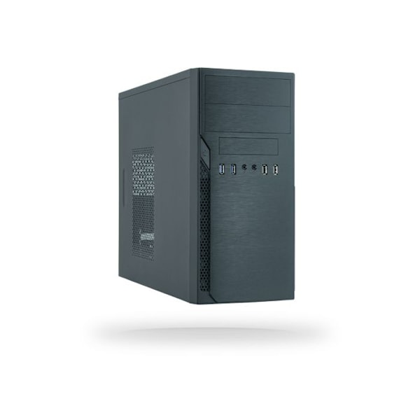 Chieftec Elox Series HO-12B Micro ATX taske med 350W strømforsyning - sort Sort