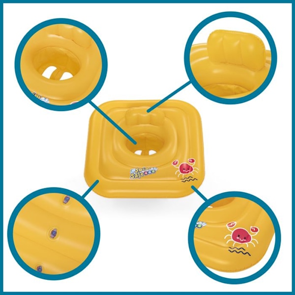 Premium sittbuoy 1-2 år - 69 cm 14,888000 Gul Gul