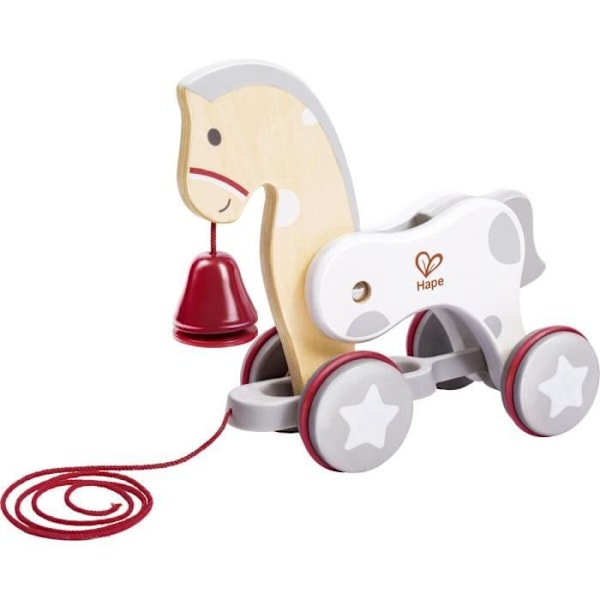 Leksak - HAPE - PONNY DRAGLEK - Trä - Att montera själv - 3 år