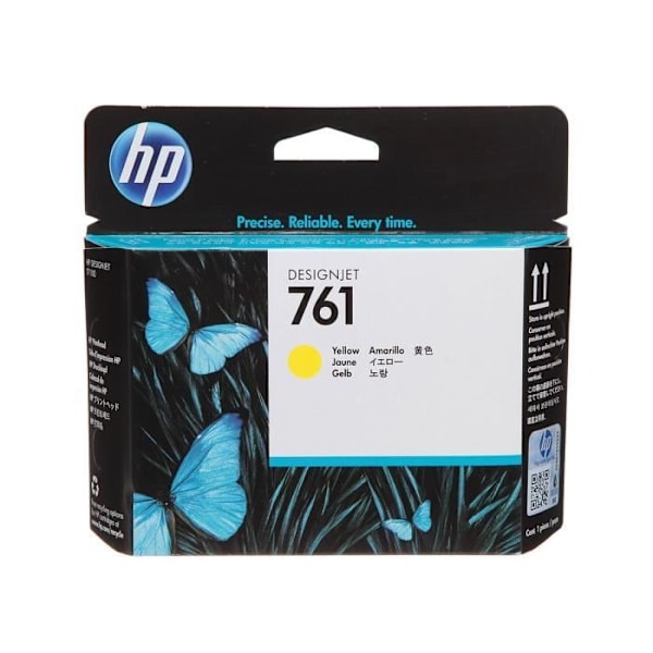 HP 761 Keltainen tulostuspää - Inkjet - DesignJet T7100, T7200 tuotantotulostin