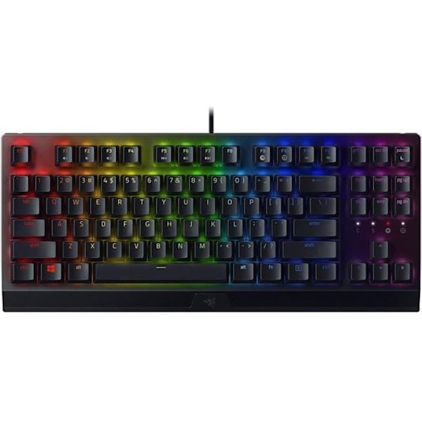 Pelinäppäimistö - Razer - BlackWidow V3 TKL - Mekaaninen kytkin - RGB-taustavalo - QWERTY musta