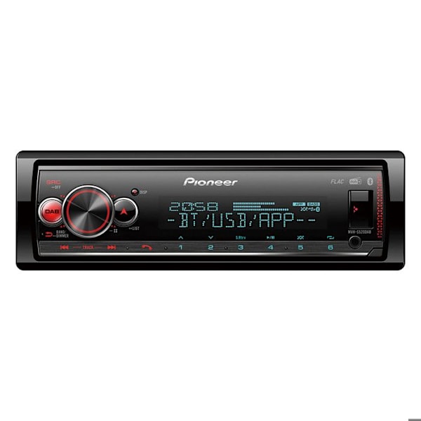 Autoradio - Pioneer - MVH-S520DAB - DAB+ - Bluetooth - Tupla-Din