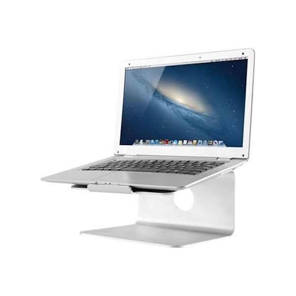 Bord för bärbar dator - NEWSTAR - NSLS050 - Borstat aluminium - Silver - Skärm 10"-17"'