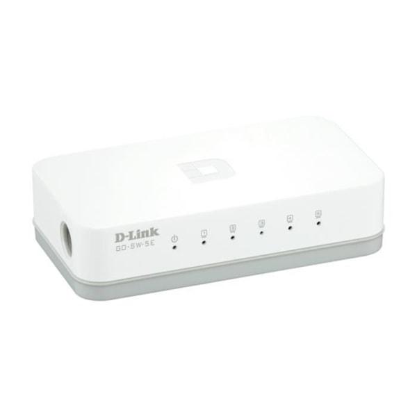 D-Link-kytkin 5 porttia GOSW5E Valkoinen
