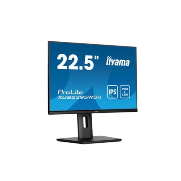 IIYAMA Skærm 23'' LED IPS 16:10 4ms1920x1080 VGA HDMI DisplayPort USB Hub 13cm høj justerbar fod Pivot XUB2395WSU-B5