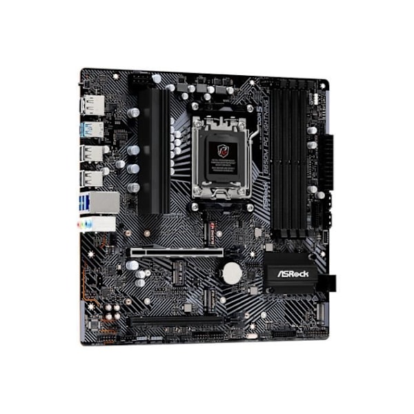 Emolevy - ASRock - B650M PG Lightning - DDR5 - AM5 - Micro ATX