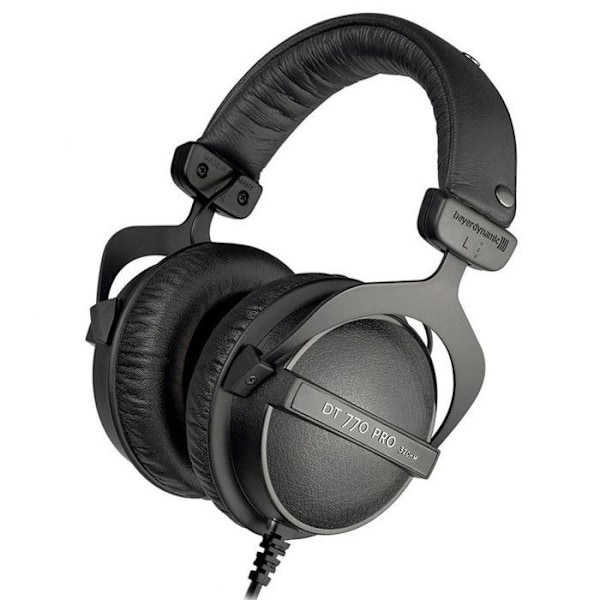 Lydhovedtelefoner - Beyerdynamic - 483664 - Kablet - Polstret pandebånd - Støjreduktion