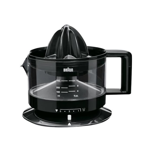 BRAUN Tribute Collection CJ 3000BK citruspress - 350 ml - 20 Watt - svart
