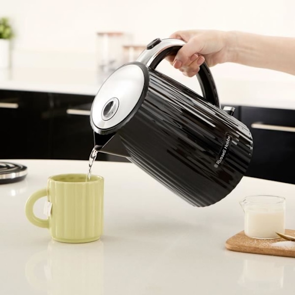 Vattenkokare - RUSSELL HOBBS - EDEN - 2400 W - 1,7 L - Svart Svart
