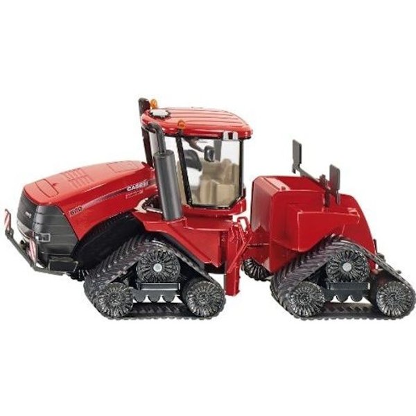 Siku 3275, Case IH Quadtrac 600 niveltraktori teloilla, 1:32, metalli/muovi, punainen, toimiva nivel ja vetokoukku röd och svart