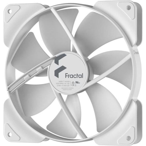 PC-tuuletin - FRACTAL DESIGN - Aspect 14 RGB White Frame (FD-F-AS1-1408)