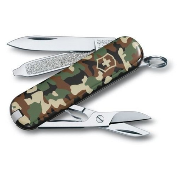 Victorinox Classic SD 0.6223.94 lommekniv - Camouflage - Rustfrit stål - Multisport - Grøn Camouflage