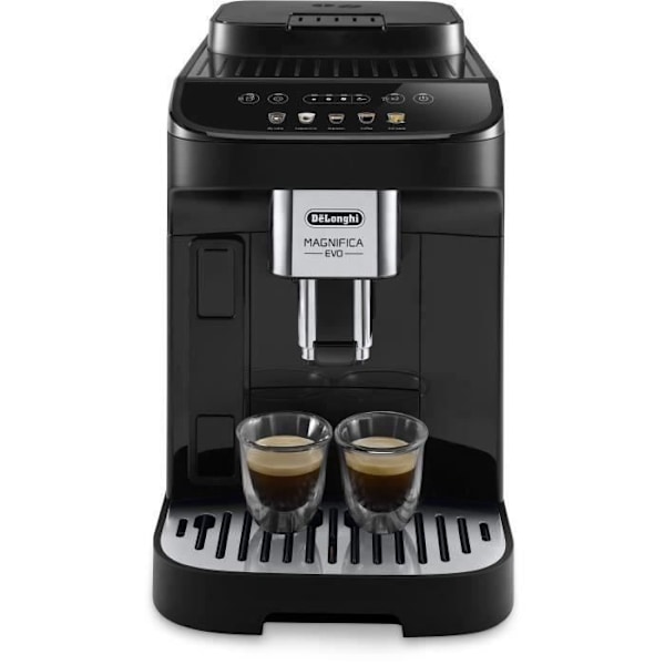 Automatisk espressomaskine med De'Longhi Magnifica Evo-kværn - ECAM290.61.B - mælkedrikketeknologi, Sort