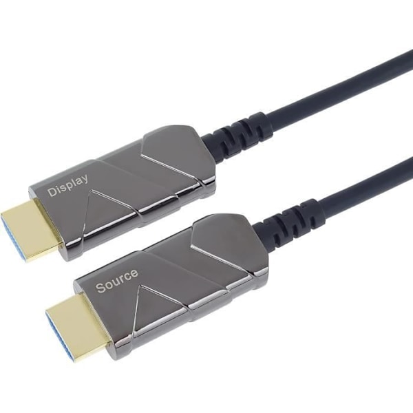 PremiumCord 8K Optisk Aktiv Ultra Højhastighed HDMI 2.1 MM 48Gbps, Sort, 20m