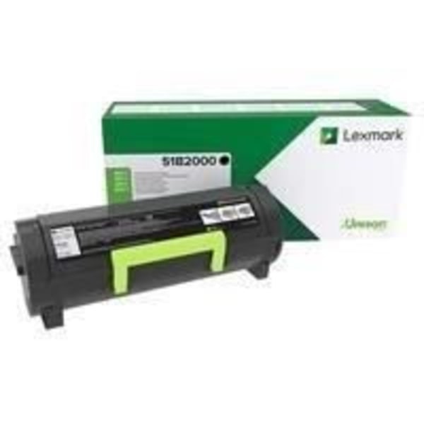 Lexmark 51B2000 sort tonerpatron, returprogram