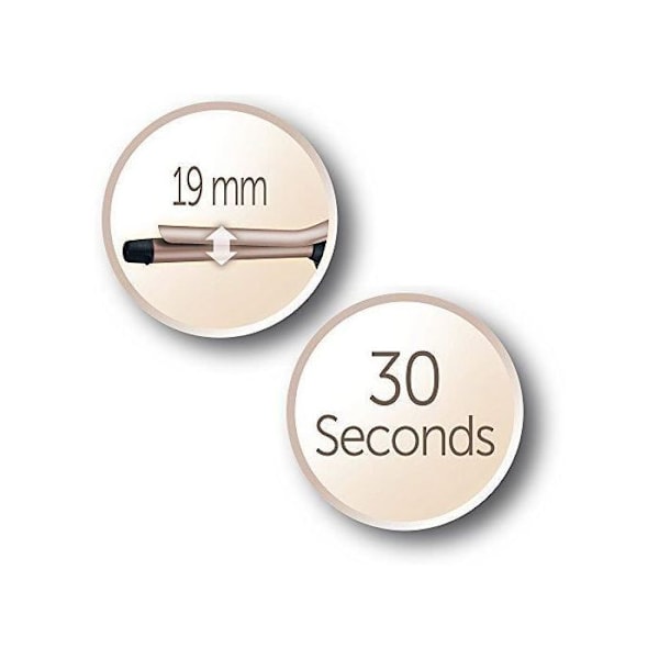 Remington 19 mm kiharrin - Keratin Protect - Keratiini- ja manteliöljykäsittely - 8 lämpötilaa - Automaattinen sammutus