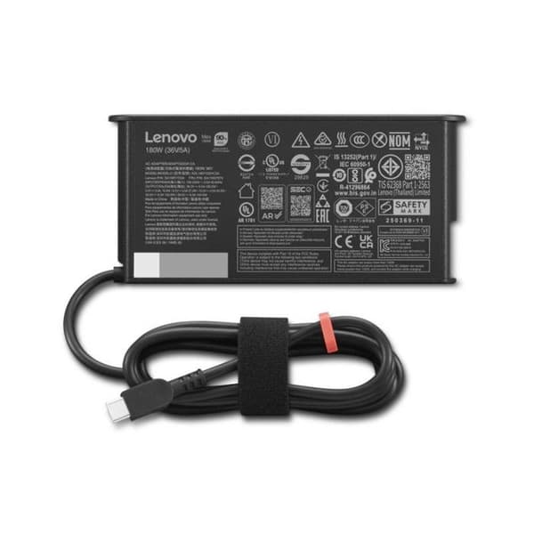 LENOVO ThinkPad Mobil Arbetsstation 180W USB-C GaN Slim AC Adapter -EU