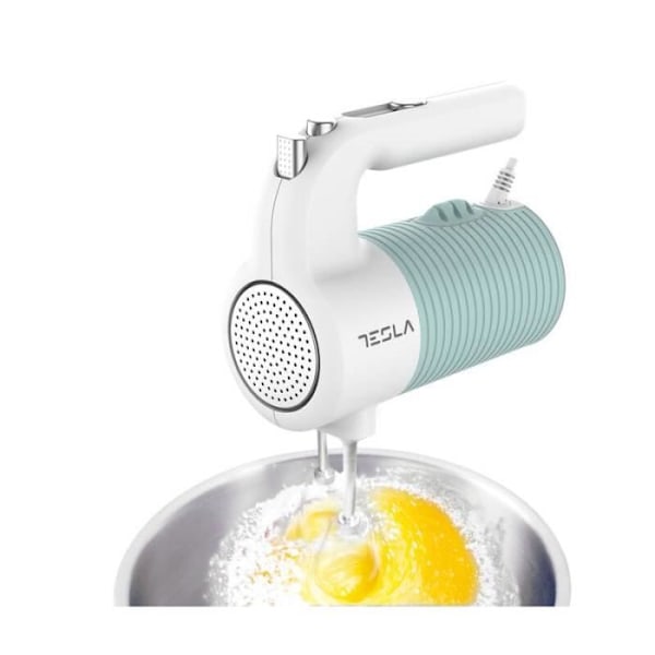 TESLA - MX510BWS - Elektrisk mixer - 5 hastigheder - Ergonomisk håndtag - Effekt 350W - Blå og hvid