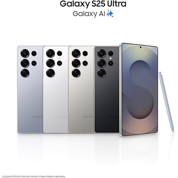 Samsung Galaxy S25 Ultra 5G 12 GB/512 GB Titanium Blå (Titanium Silver Blue) Dubbel SIM SM-S938B