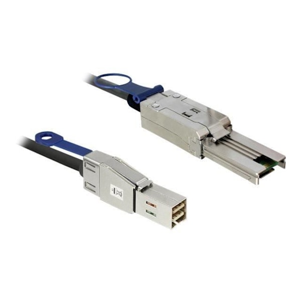 DeLOCK ulkoinen SAS-kaapeli SAS 6Gbit-s 4 SAS minimonikaistainen suojattu 26-nastainen (SFF-8088) (M) 4 minimonikaistaiselle suojatulle 36…